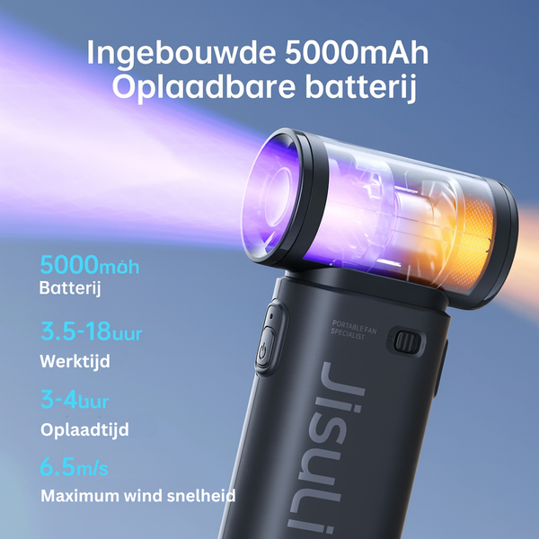 TurboBreeze™ - Krachtige Handventilator