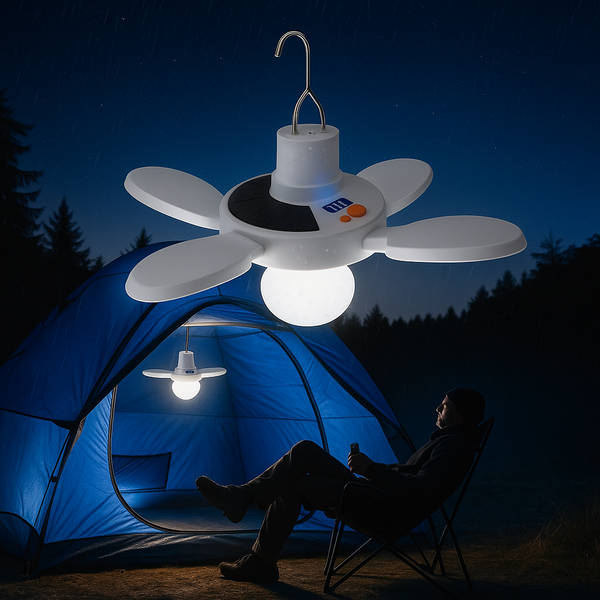 SolarBeam Fold™ - Draagbare Solar Kampeerlamp