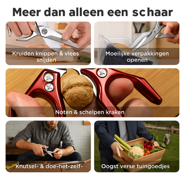 ChefCut™ – Alles-in-Één Keukenschaar