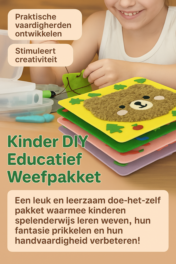 WoolieCraft™ - DIY Borduur Set