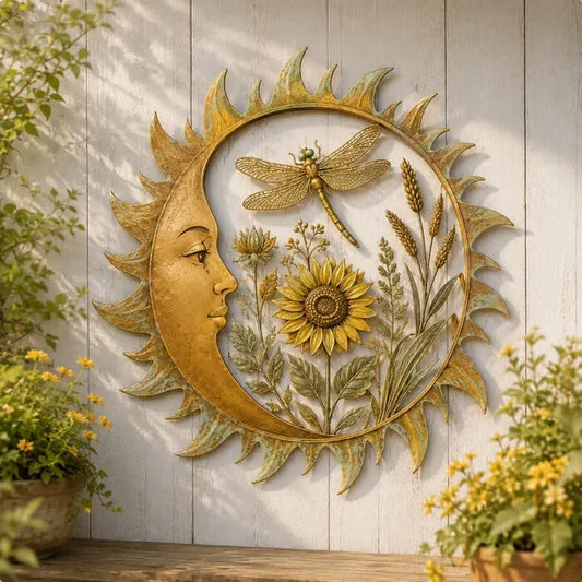 Vintage Zonne Wanddecoratie