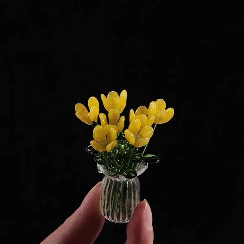 CrystalBloem™ - Glazen Bloemenboeket