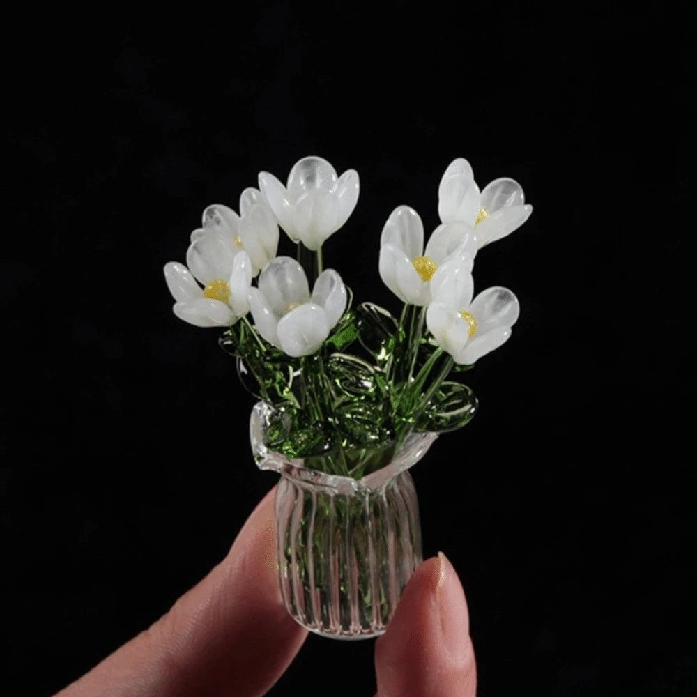 CrystalBloem™ - Glazen Bloemenboeket