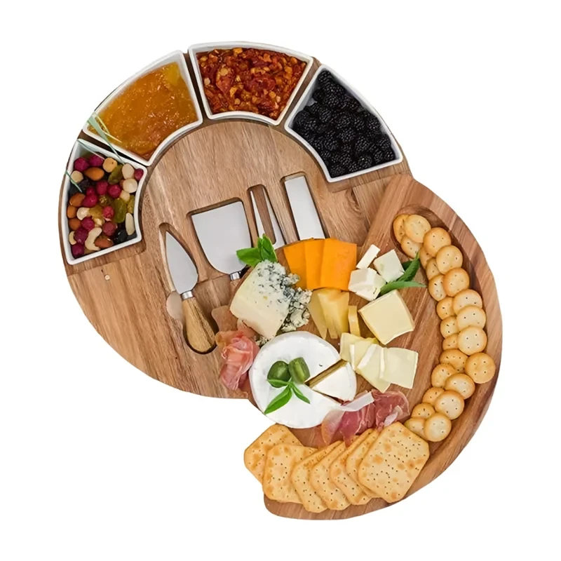 Eiken Houten Borrelplank Set