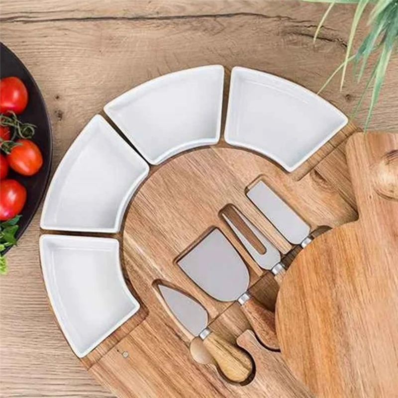 Eiken Houten Borrelplank Set