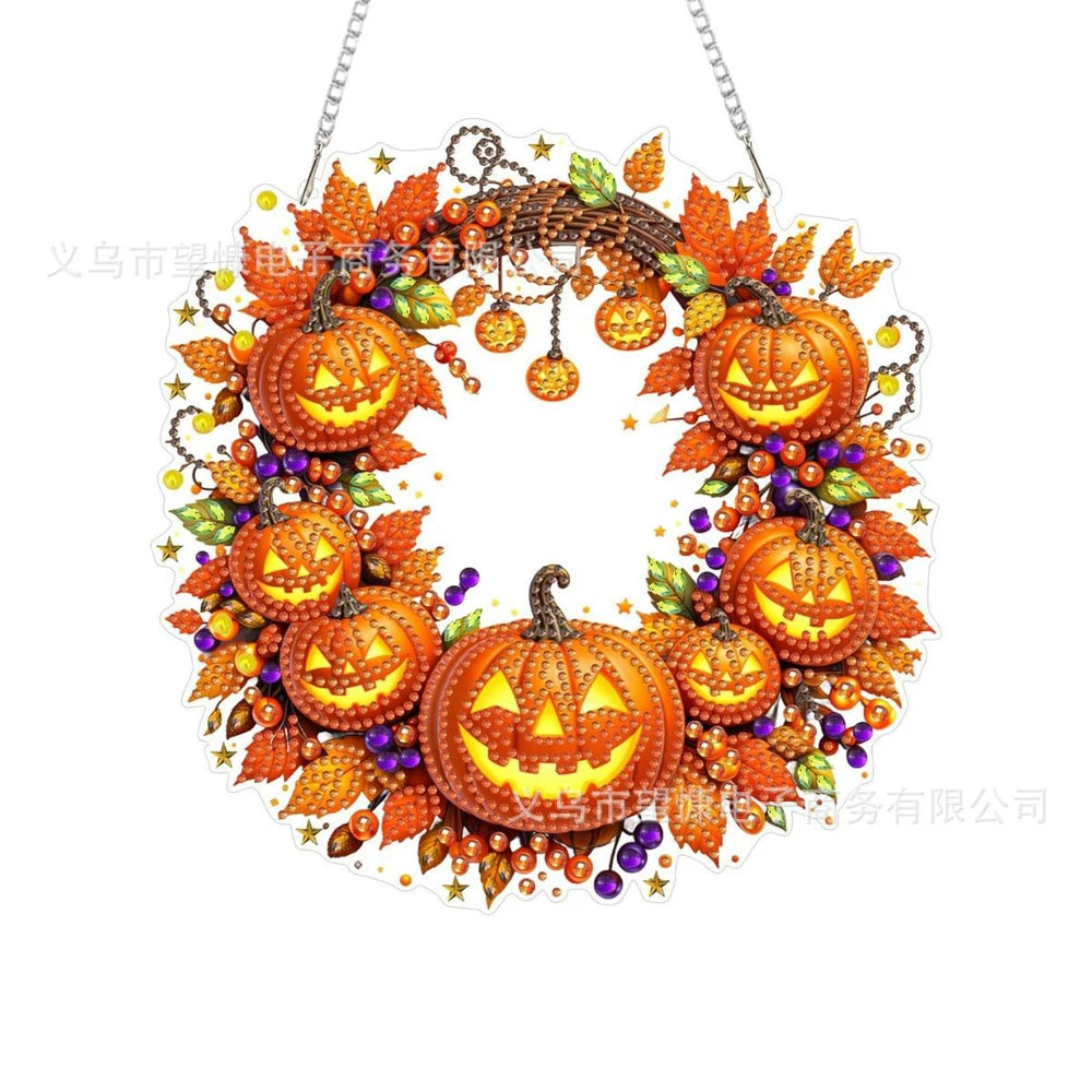 AutumnGlow™ — DIY diamond painting herfstkrans