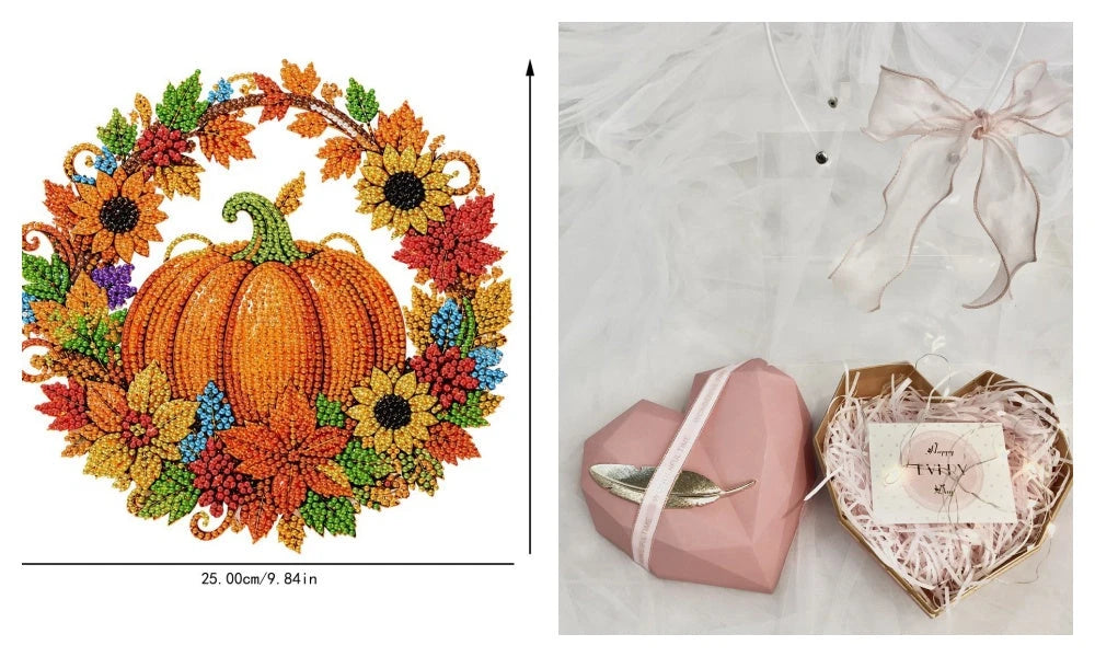AutumnGlow™ — DIY diamond painting herfstkrans