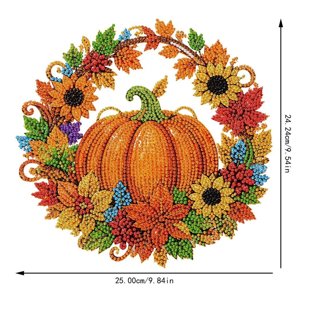 AutumnGlow™ — DIY diamond painting herfstkrans