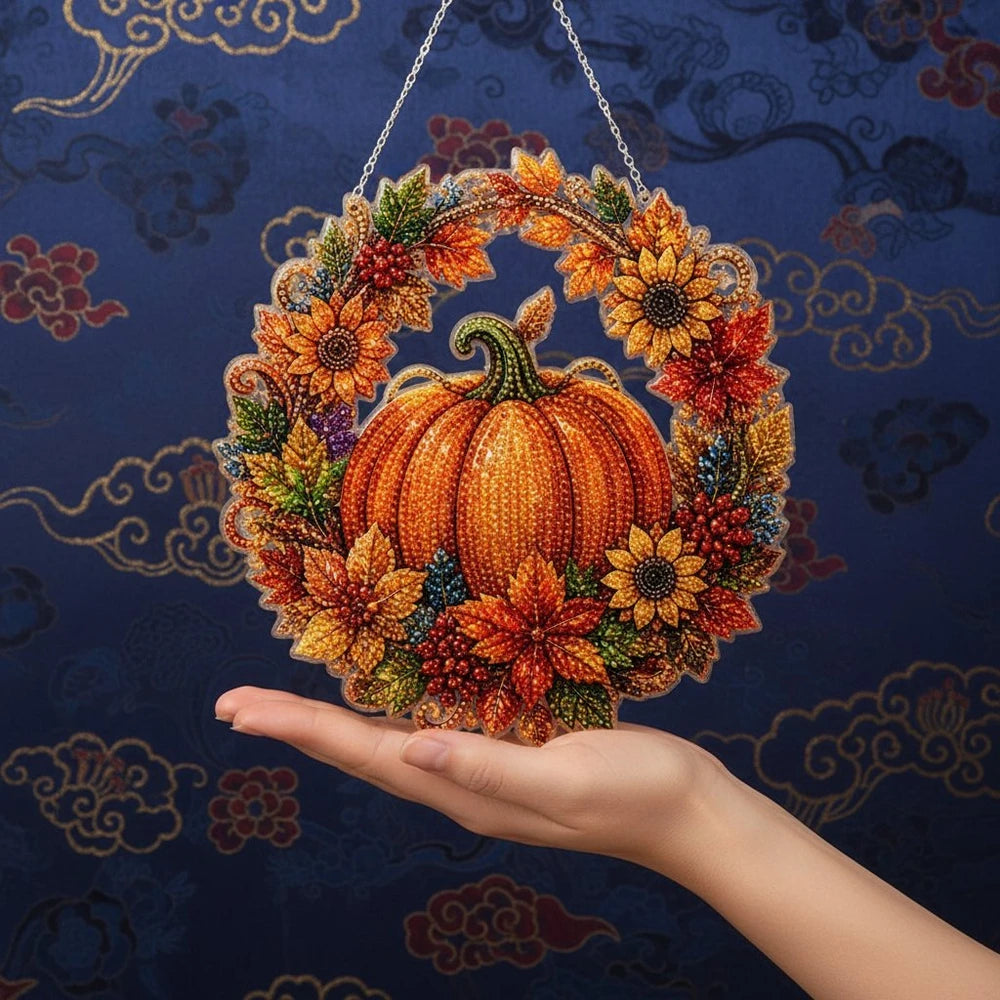 AutumnGlow™ — DIY diamond painting herfstkrans