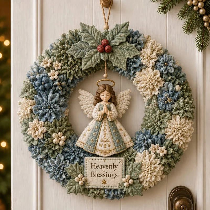 Stoffen 3D Kerstkrans DIY-Set