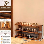 Houten Schoenenkast met Deuren
