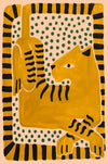 Zachte Tissues Tijgerprint Vloerkleed