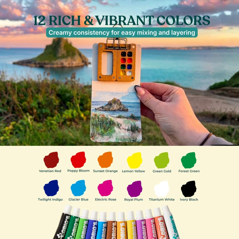 ColorMuse™ – Compacte Aquarel Schilderkit