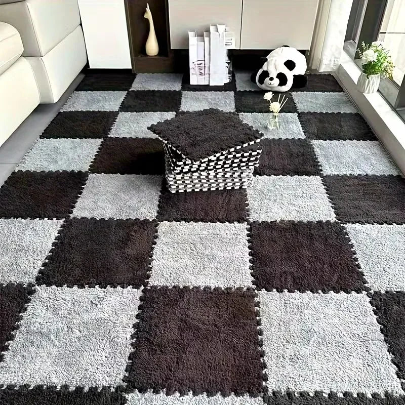 Pluche Schuimstof Puzzelmat
