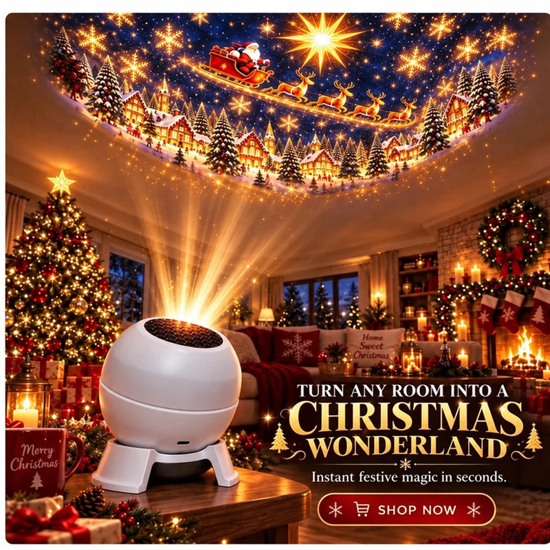 Kerst Projectie Nachtlamp