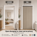 DivideEase™ -  Inklapbaar Vouwgordijn als Kamerverdeler – Zonder Boren