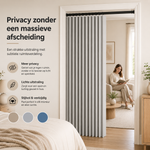 DivideEase™ -  Inklapbaar Vouwgordijn als Kamerverdeler – Zonder Boren