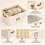 OrdoBox™ Opvouwbare stoffen schoenenopberger
