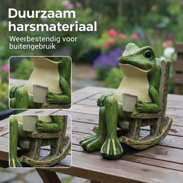 Zonnige Frosch Tuindecoratie