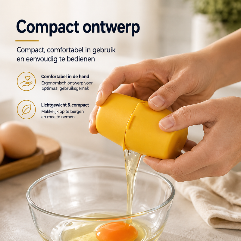 CrackPro™ Eierkraker – Snel & Zonder Knoeien