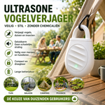 BirdAway™ Draagbare Ultrasone Verjager – Vogels & Insecten
