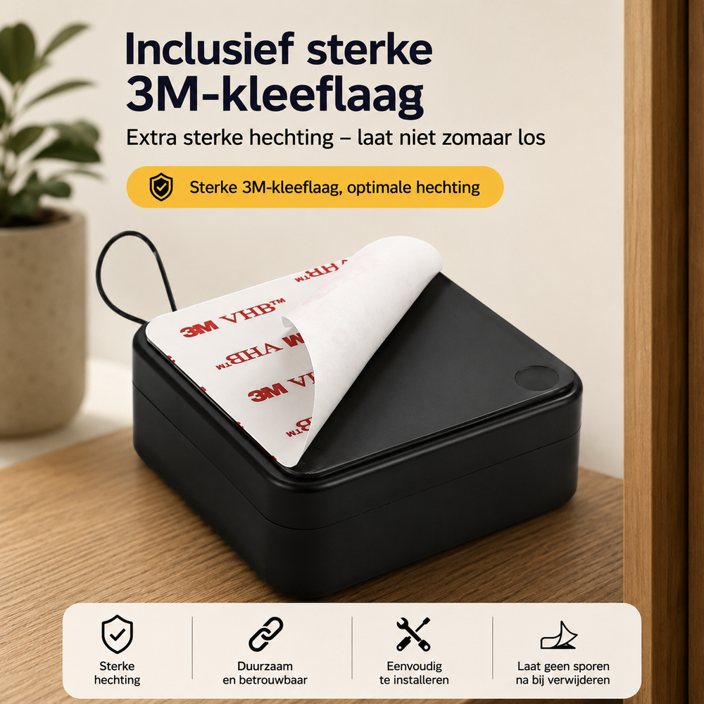 KordStop™ - Automatische deurdranger Zonder Boren