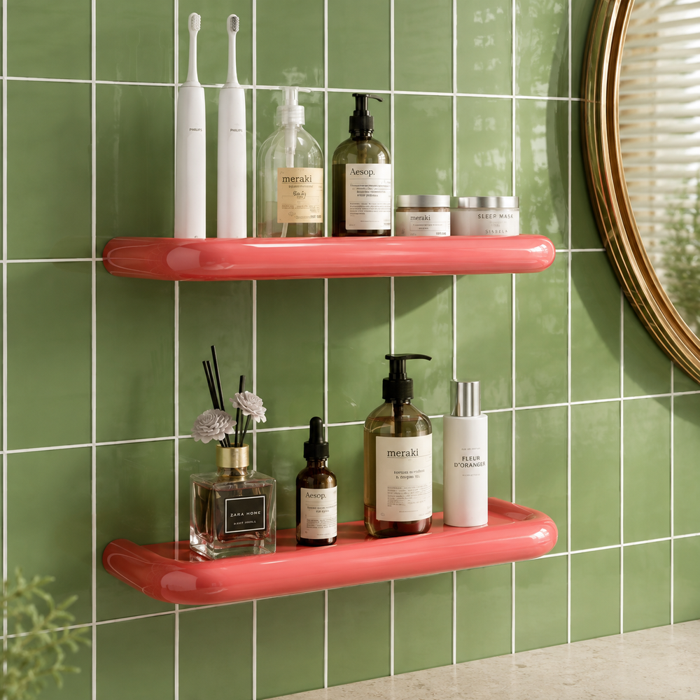 VibeShelf™ - Badkamerrek Opbergrek
