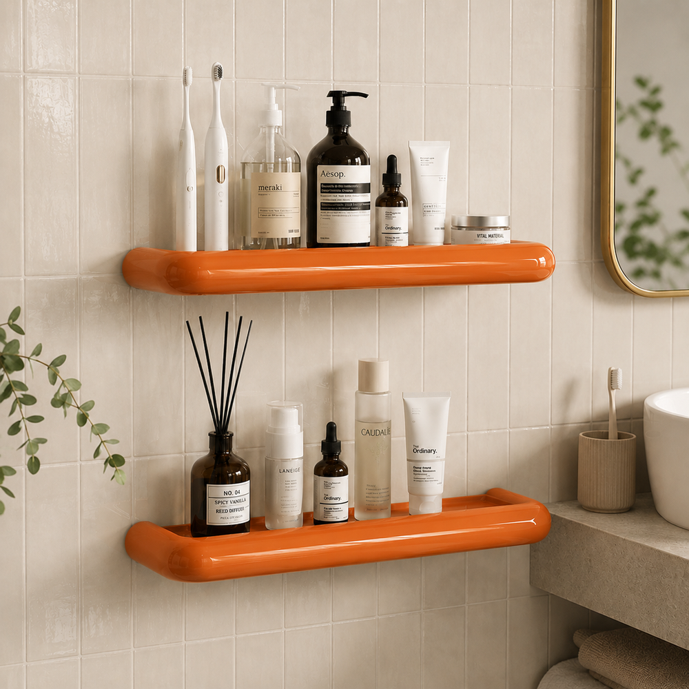 VibeShelf™ - Badkamerrek Opbergrek