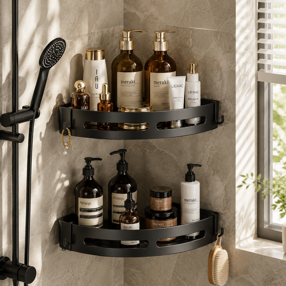 GripCorner™ Badkamer Opbergrek