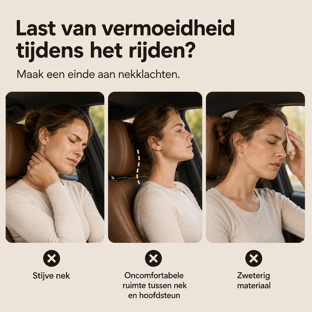 NappaRest™ Memory Foam Autokussen