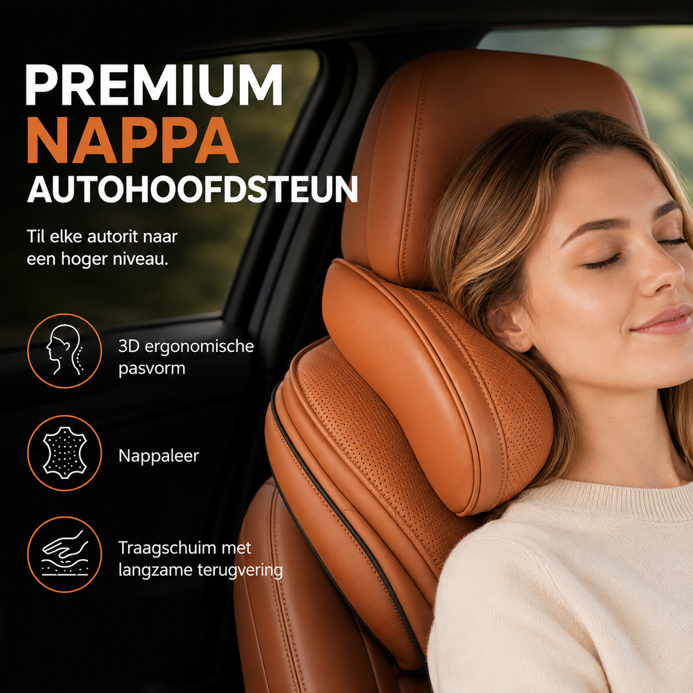 NappaRest™ Memory Foam Autokussen