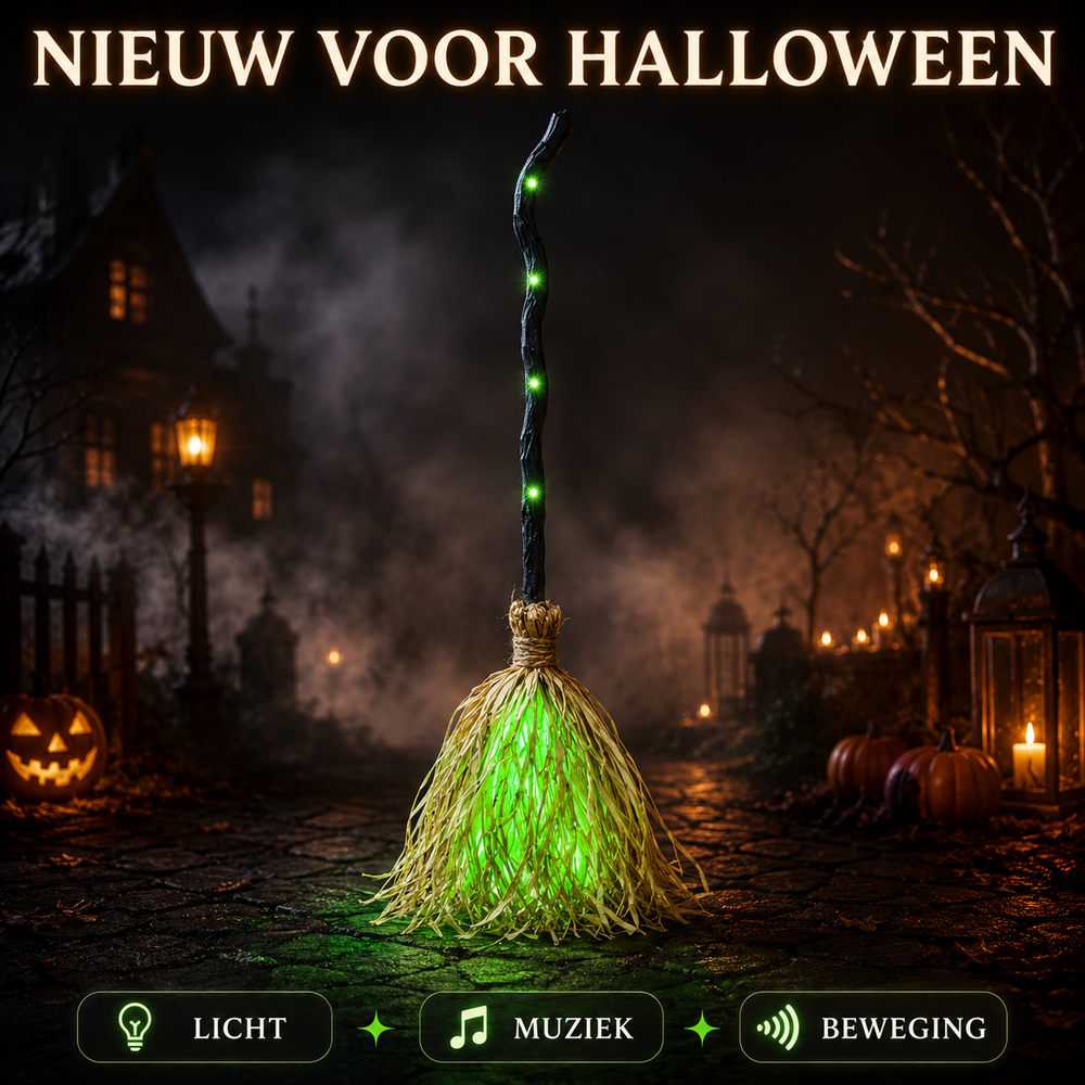 Magica™ — Betoverende Halloween Heksenbezem