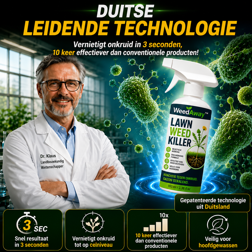 WeedAway™ - Krachtige spray tegen ongewenst onkruid
