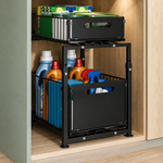 SlideEase™ Uitschuifbare 2-Laags Onderkast Organizer