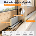 SealKit™ Complete Raamafdichtingsstripset voor Schuiframen