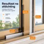 SealKit™ Complete Raamafdichtingsstripset voor Schuiframen