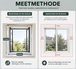 ClearShield™ Zelfklevende Raamisolatiefolie – Transparant & Winddicht