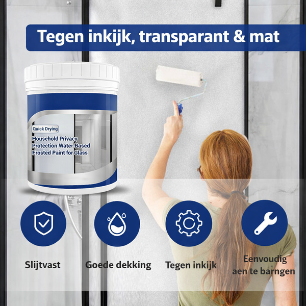 Frosted Glasverf Privacy Coating Makkelijk