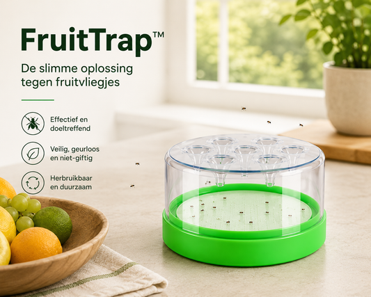FruitTrap™ Herbruikbare Fruitvliegjesvanger