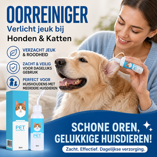 EarFresh™ Oorverzorger voor Honden & Katten