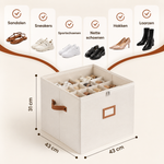 OrdoBox™ Opvouwbare stoffen schoenenopberger