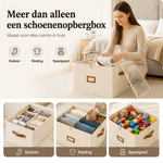 OrdoBox™ Opvouwbare stoffen schoenenopberger