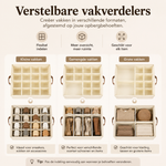 OrdoBox™ Opvouwbare stoffen schoenenopberger