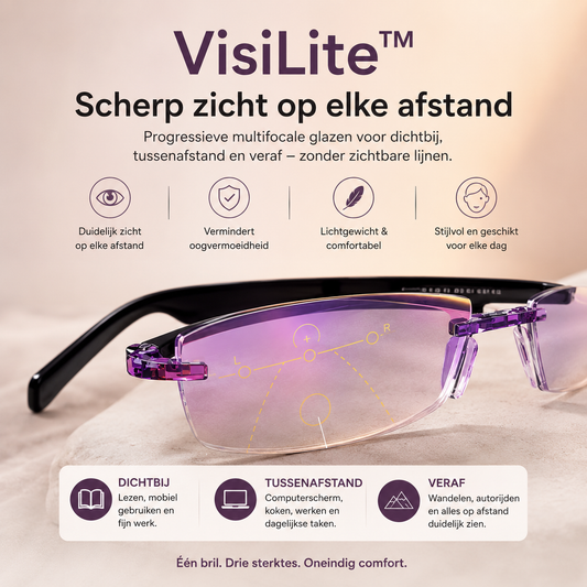 VisiLite™ - Autofocus Leesbril Met Diamantslijping