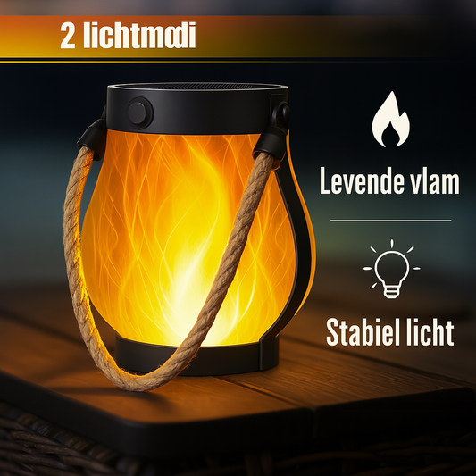 FlameGlow™ - Dansende Vlam Solarlamp