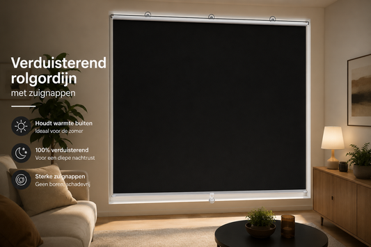 SnapShade™ | Verduisterende Rolgordijnen Zonder Boren