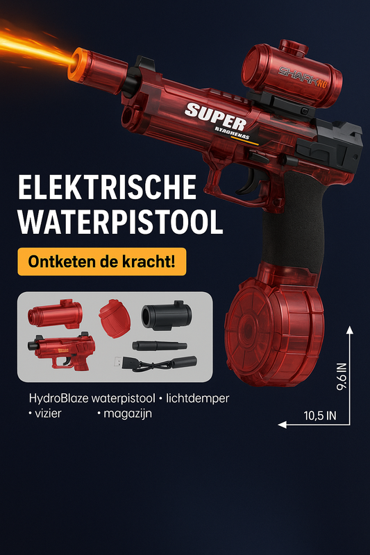 HydroJet™ - Elektrisch Waterpistool met Vlameffect