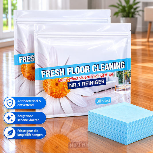 QuickClean™ | Geconcentreerde Vloerreinigingsstrips - Snel & Streepvrij