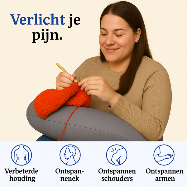 CozyCreate™ - Ergonomisch Creatief Kussen