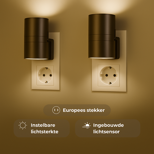 LumoSense™ - Slimme LED Wandlamp met Ingebouwde Lichtsensor